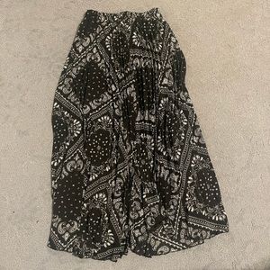 Bandana printed maxi skirt